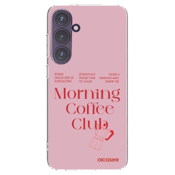 Picasee silikonska prozirna maskica za Samsung Galaxy S24+ S926B 5G - Morning