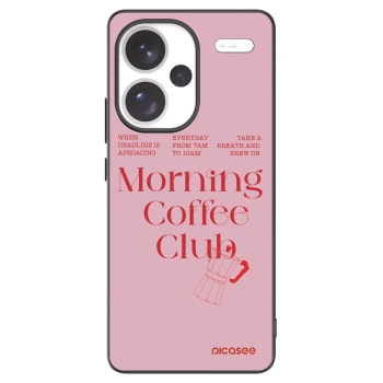 Picasee crna silikonska maskica za Xiaomi Redmi Note 13 Pro+ 5G - Morning