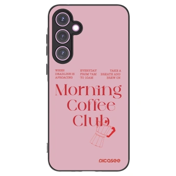 Picasee crna silikonska maskica za Samsung Galaxy A35 5G A356B - Morning