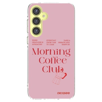Picasee silikonska prozirna maskica za Samsung Galaxy A35 5G A356B - Morning