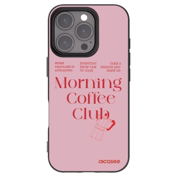 Picasee crna silikonska maskica za Apple iPhone 16 Pro - Morning