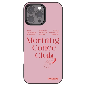 Picasee crna silikonska maskica za Apple iPhone 16 Pro Max - Morning
