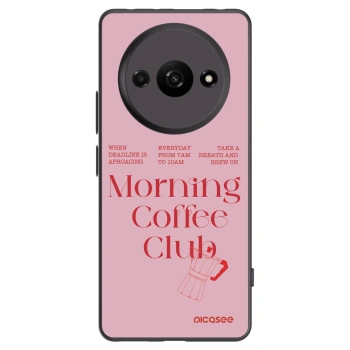 Picasee crna silikonska maskica za Xiaomi Redmi A3 - Morning