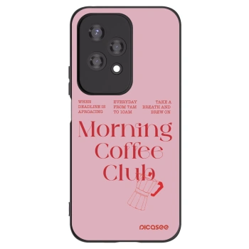Picasee crna silikonska maskica za Honor 200 Lite - Morning