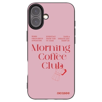 Picasee crna silikonska maskica za Apple iPhone 16 Plus - Morning