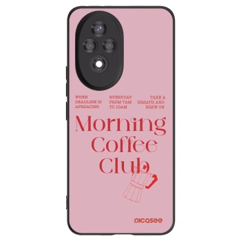 Picasee crna silikonska maskica za Honor 200 5G - Morning