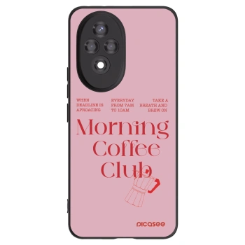 Picasee crna silikonska maskica za Honor 200 Pro 5G - Morning