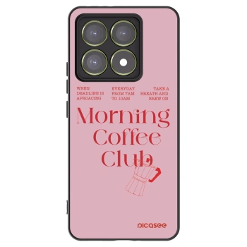 Picasee crna silikonska maskica za Xiaomi 14T - Morning