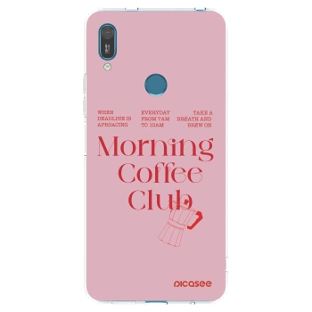 Picasee silikonska prozirna maskica za Huawei Y7 2019 - Morning