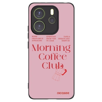 Picasee crna silikonska maskica za Xiaomi Redmi Note 14 4G - Morning