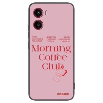 Picasee crna silikonska maskica za Motorola Moto G05 - Morning