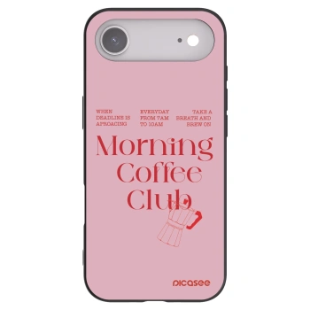 Picasee crna silikonska maskica za Apple iPhone Air - Morning