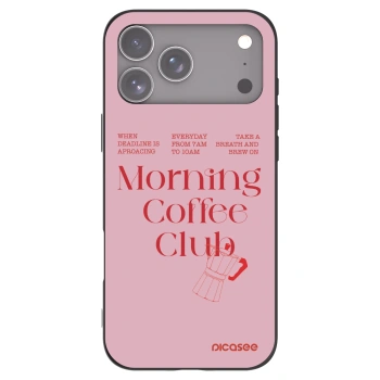 Picasee crna silikonska maskica za Apple iPhone 17 Pro Max - Morning