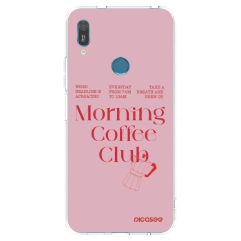 Picasee silikonska prozirna maskica za Huawei Y6 2019 - Morning
