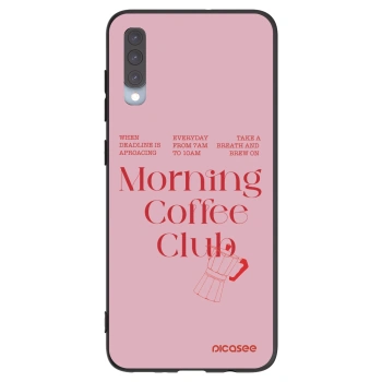 Picasee crna silikonska maskica za Samsung Galaxy A70 A705F - Morning