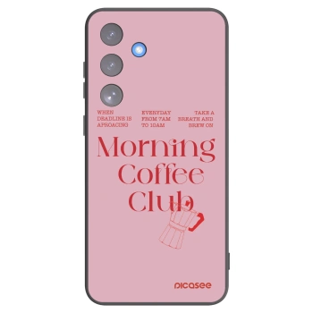 Picasee crna silikonska maskica za Samsung Galaxy S25 FE 5G - Morning