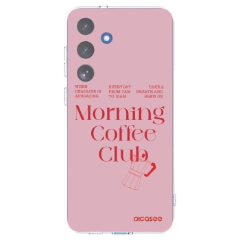 Picasee silikonska prozirna maskica za Samsung Galaxy S25 FE 5G - Morning