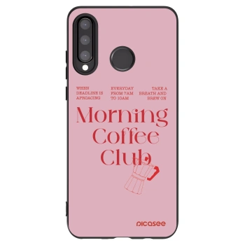 Picasee crna silikonska maskica za Huawei P30 Lite - Morning
