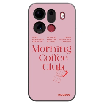 Picasee crna silikonska maskica za OPPO Find X9 Pro - Morning