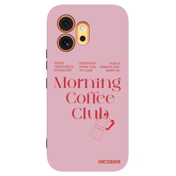 Picasee crna silikonska maskica za Honor 600 - Morning