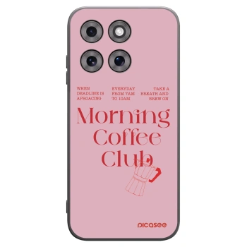 Picasee crna silikonska maskica za Motorola Moto G77 - Morning