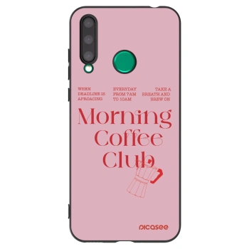 Picasee crna silikonska maskica za Honor 20 Lite - Morning