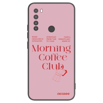 Picasee crna silikonska maskica za Xiaomi Redmi Note 8 - Morning