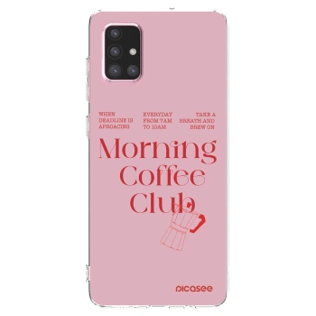 Picasee silikonska prozirna maskica za Samsung Galaxy A71 A715F - Morning