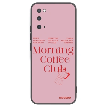 Picasee crna silikonska maskica za Samsung Galaxy S20 G980F - Morning