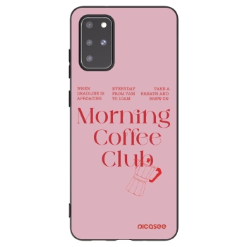 Picasee crna silikonska maskica za Samsung Galaxy S20+ G985F - Morning