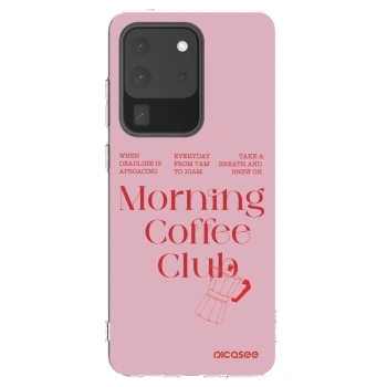 Picasee silikonska prozirna maskica za Samsung Galaxy S20 Ultra 5G G988F - Morning