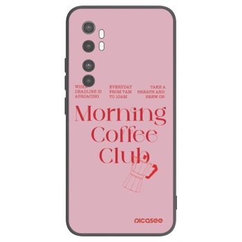Picasee crna silikonska maskica za Xiaomi Mi Note 10 Lite - Morning