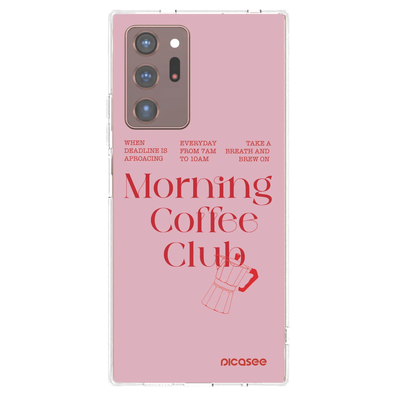 Picasee silikonska prozirna maskica za Samsung Galaxy Note 20 Ultra - Morning