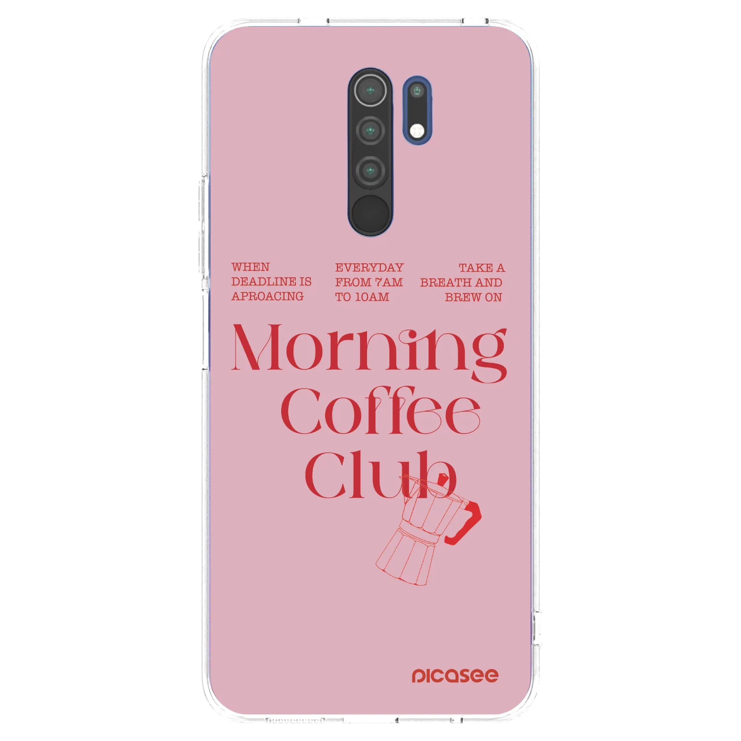 Picasee silikonska prozirna maskica za Xiaomi Redmi 9 - Morning