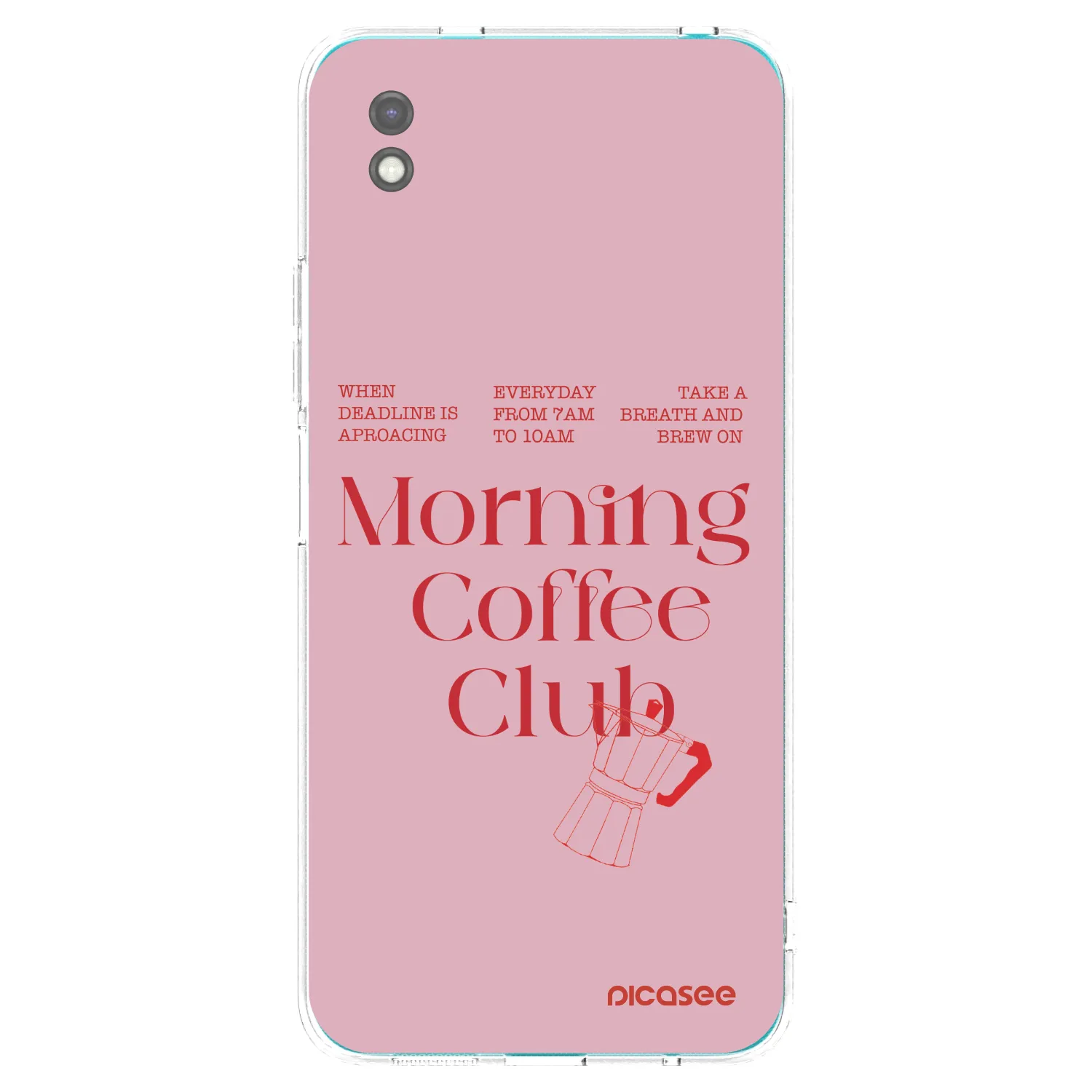 Picasee crna silikonska maskica za Xiaomi Redmi 9A - Morning
