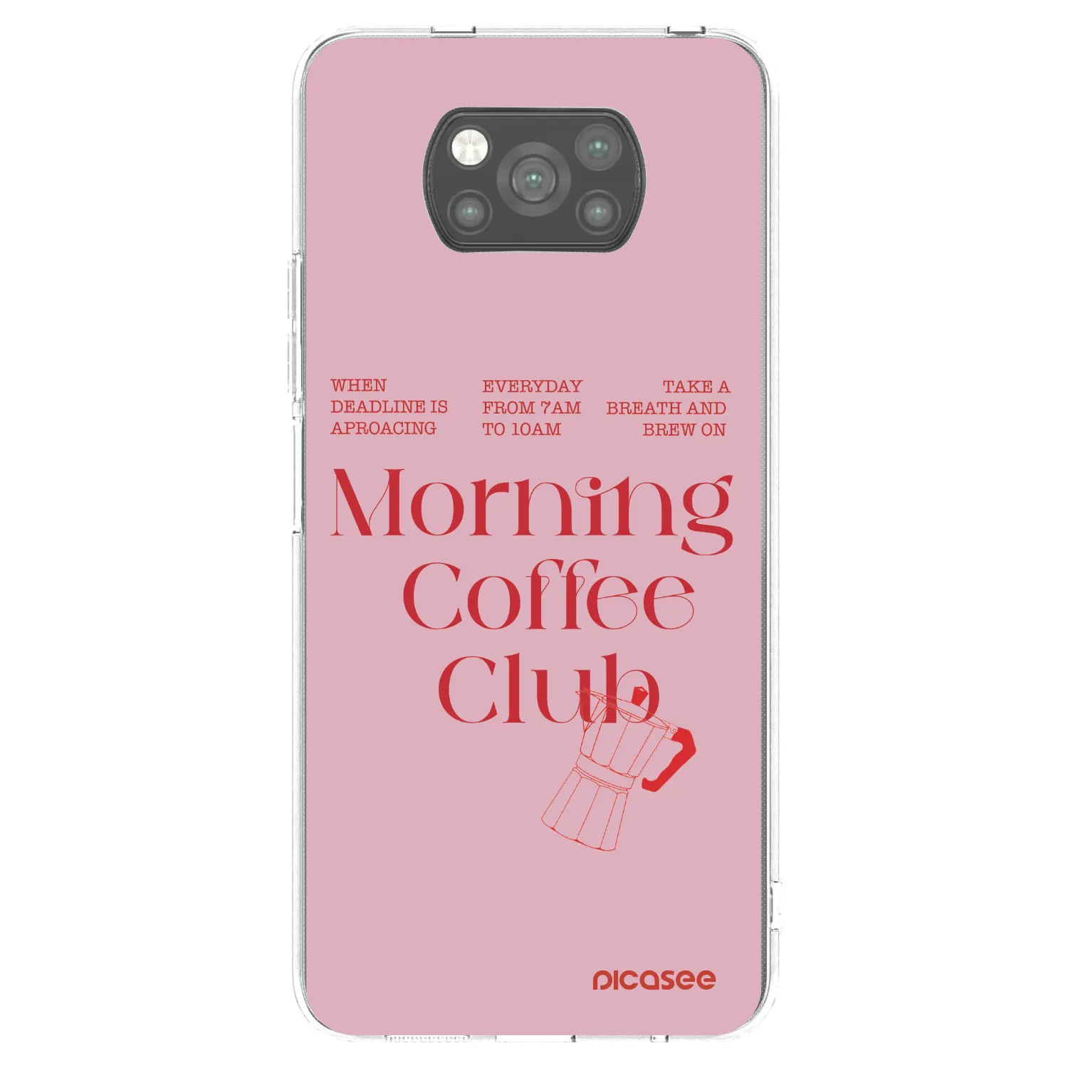 Picasee crna silikonska maskica za Xiaomi Poco X3 - Morning