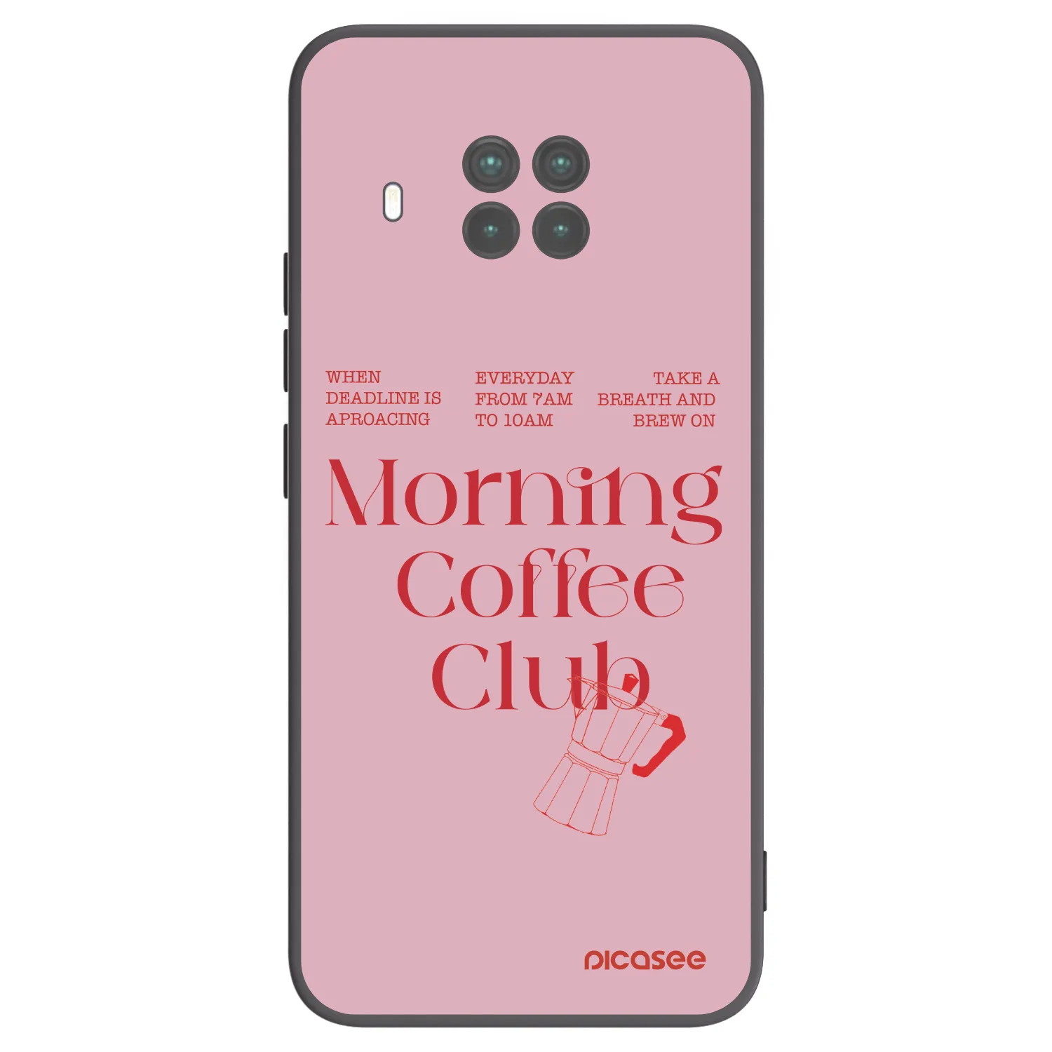 Picasee crna silikonska maskica za Xiaomi Mi 10T Lite - Morning