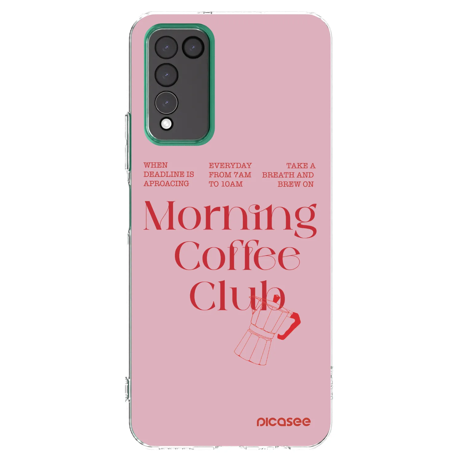 Picasee silikonska prozirna maskica za Honor 10X Lite - Morning