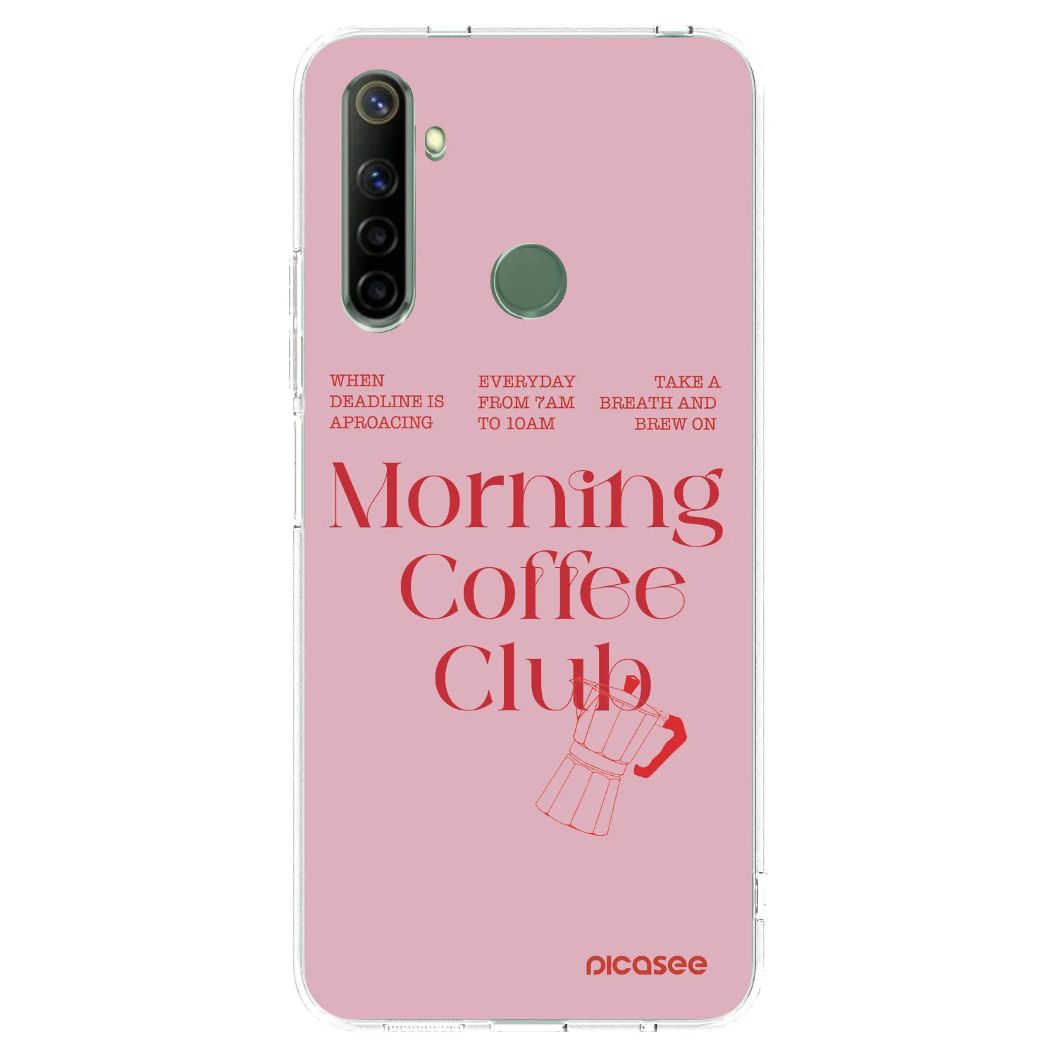 Picasee silikonska prozirna maskica za Realme 6i - Morning