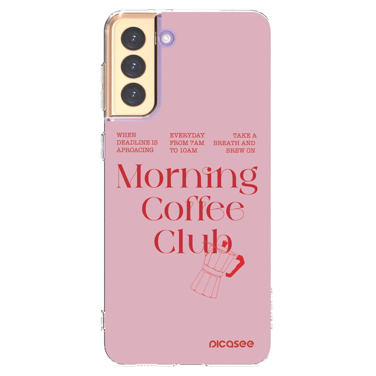 Picasee silikonska prozirna maskica za Samsung Galaxy S21+ 5G G996F - Morning
