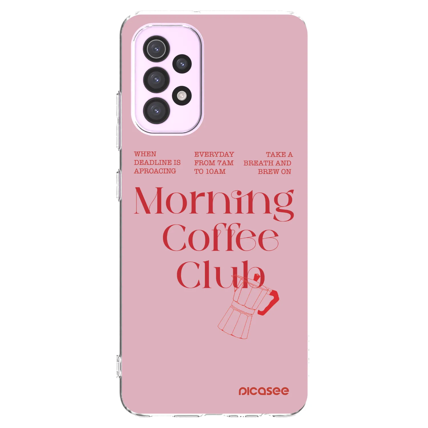 Picasee silikonska prozirna maskica za Samsung Galaxy A32 5G A326B - Morning