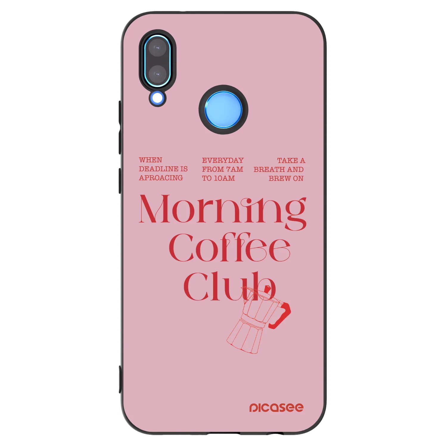 Picasee crna silikonska maskica za Huawei P20 Lite - Morning