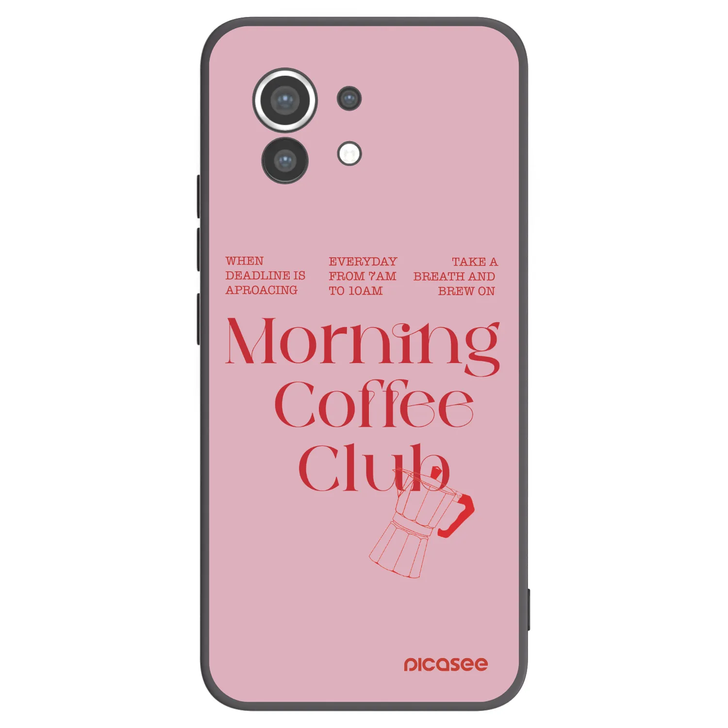 Picasee crna silikonska maskica za Xiaomi Mi 11 - Morning