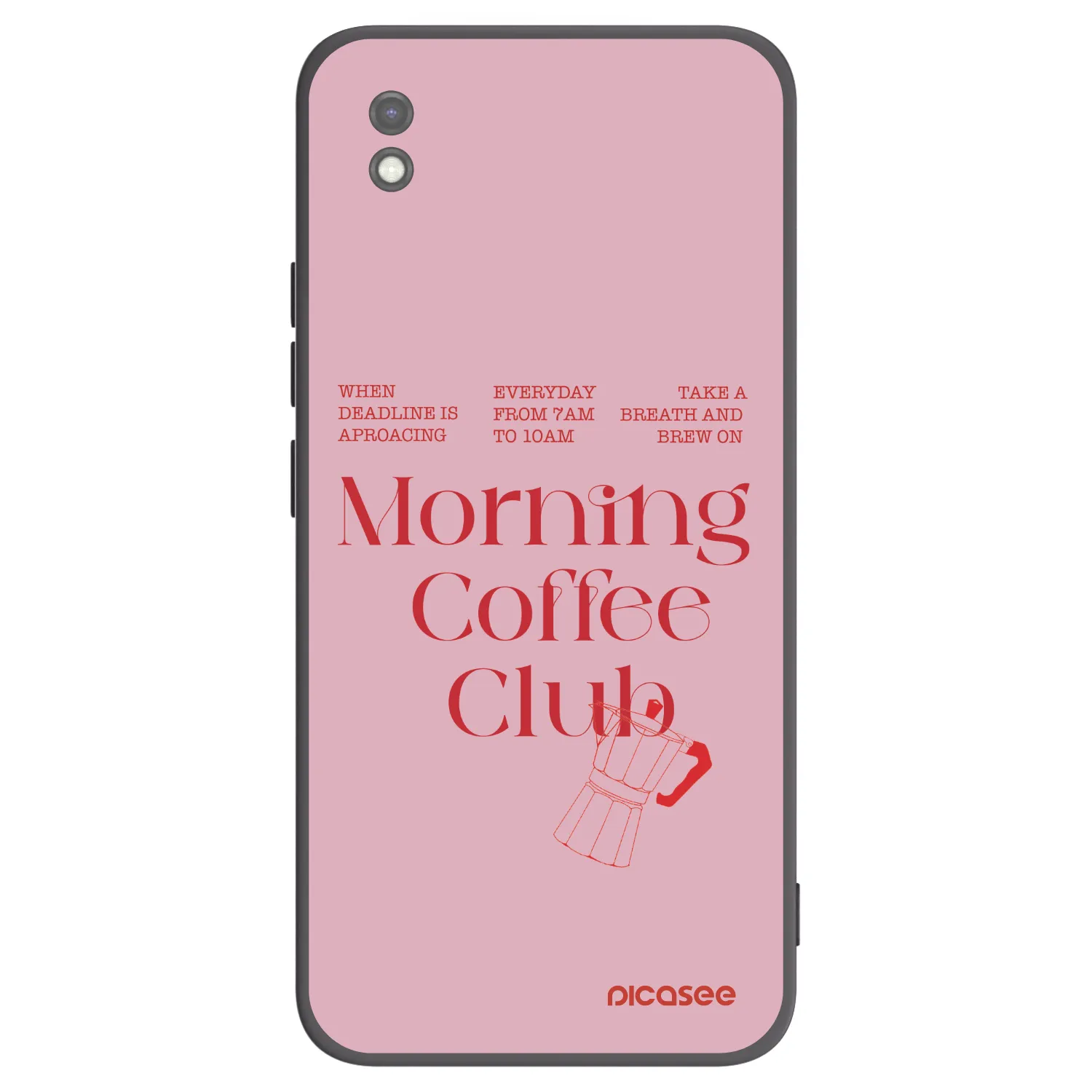 Picasee crna silikonska maskica za Xiaomi Redmi 9AT - Morning