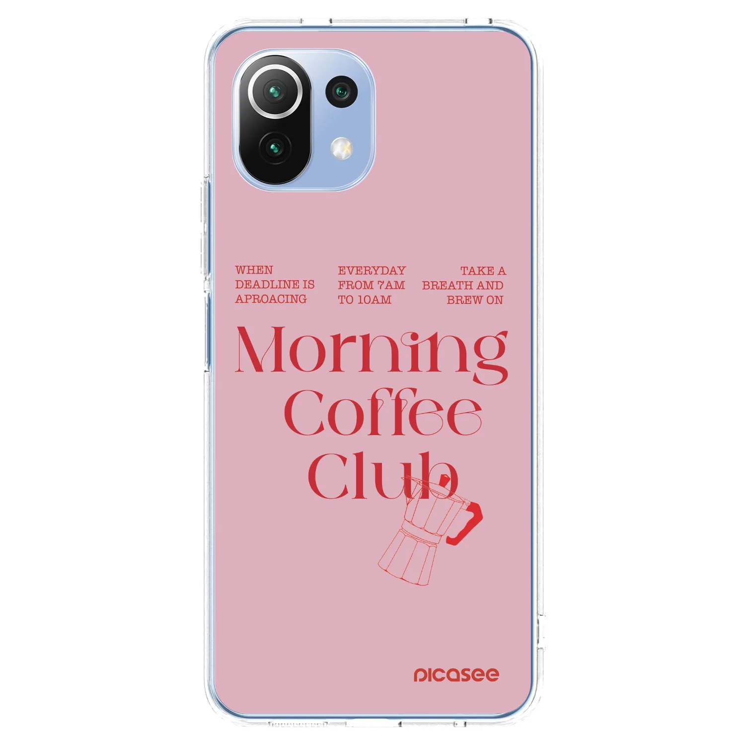 Picasee silikonska prozirna maskica za Xiaomi Mi 11 Lite - Morning