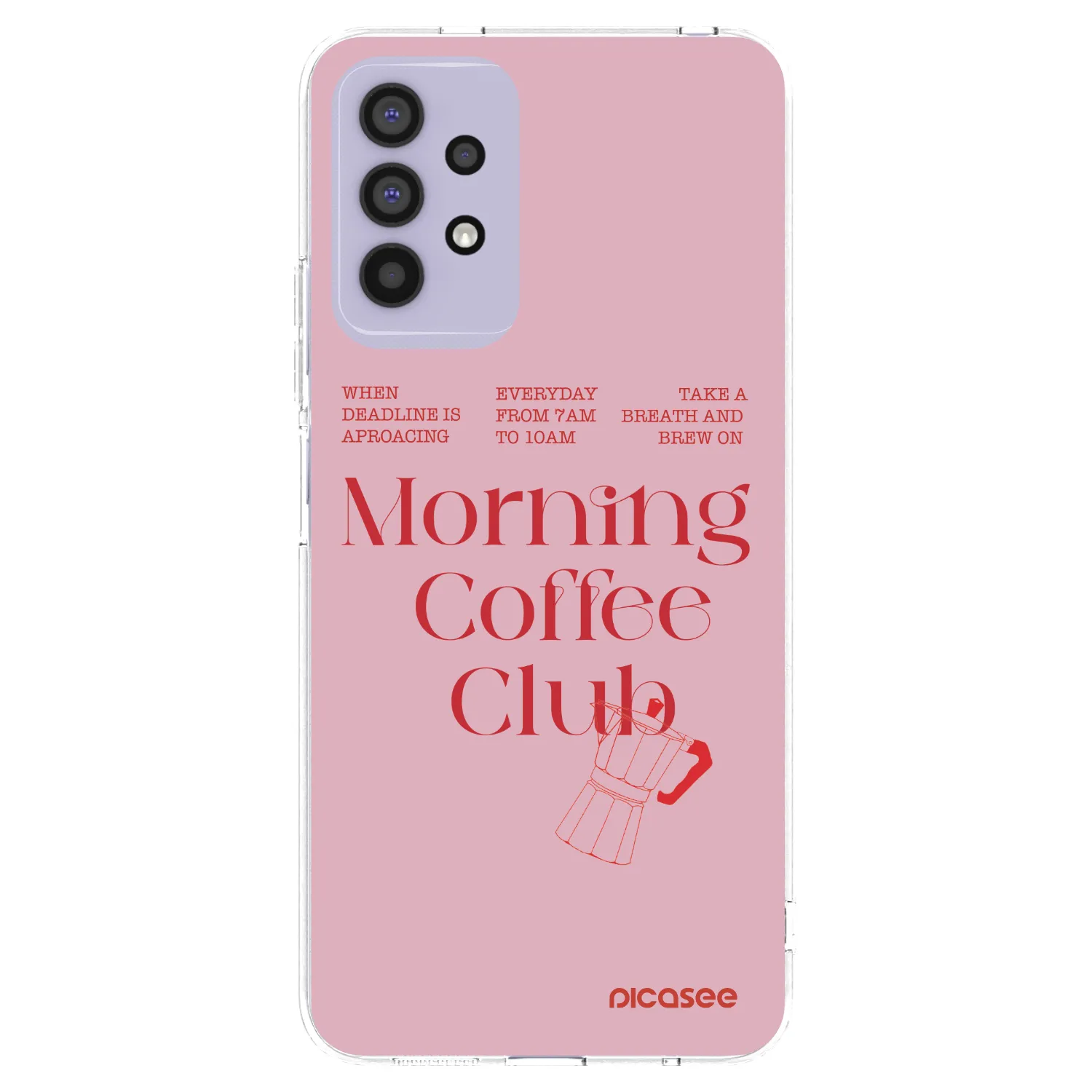 Picasee silikonska prozirna maskica za Samsung Galaxy A32 4G SM-A325F - Morning
