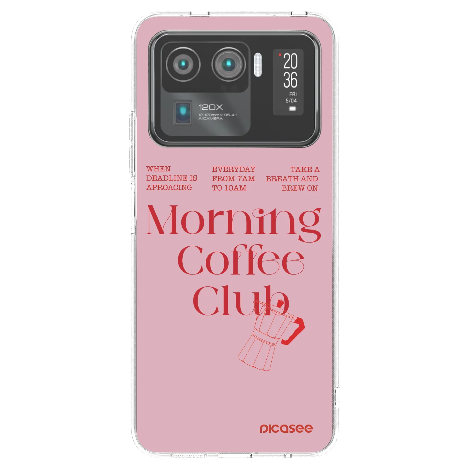 Picasee silikonska prozirna maskica za Xiaomi Mi 11 Ultra - Morning