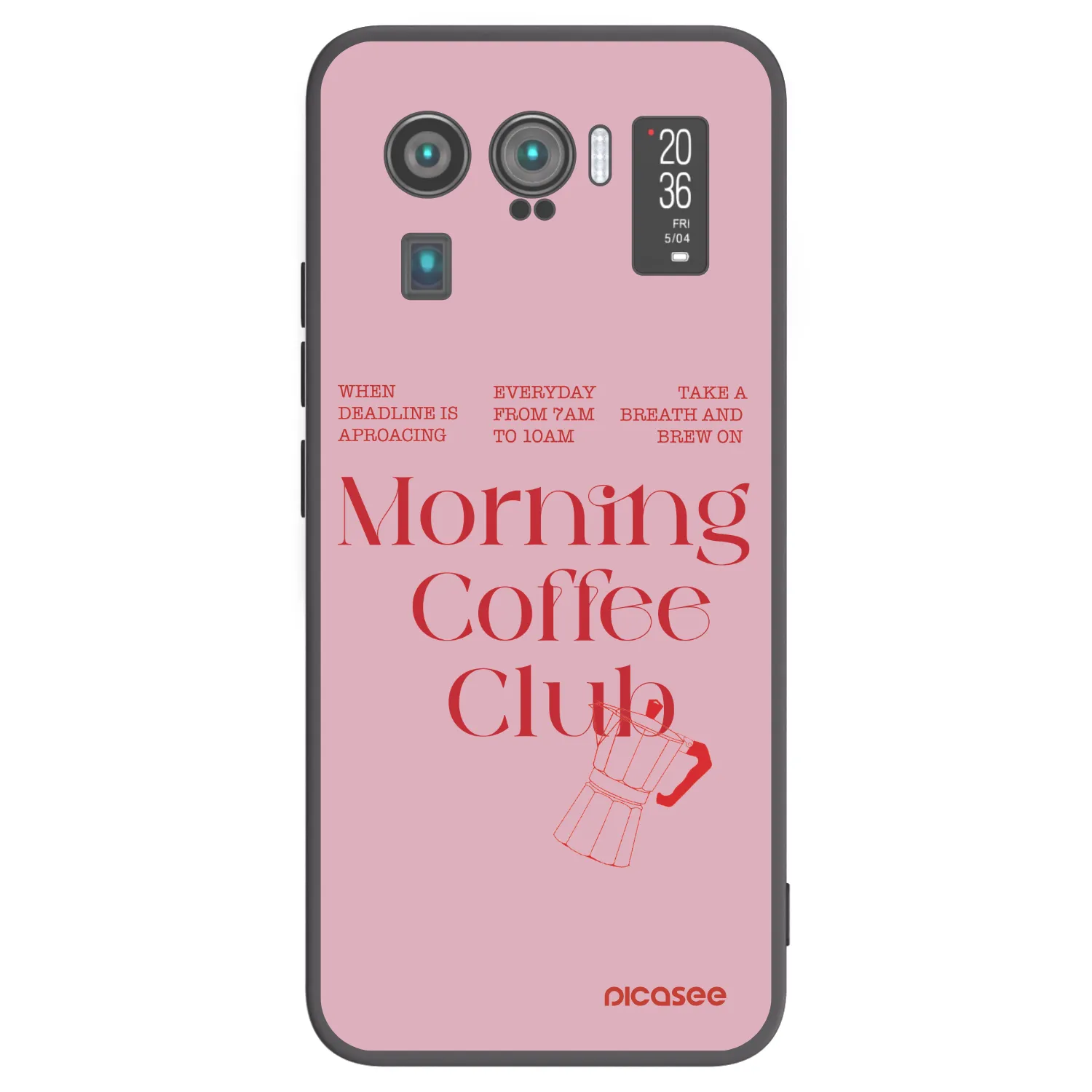 Picasee crna silikonska maskica za Xiaomi Mi 11 Ultra - Morning