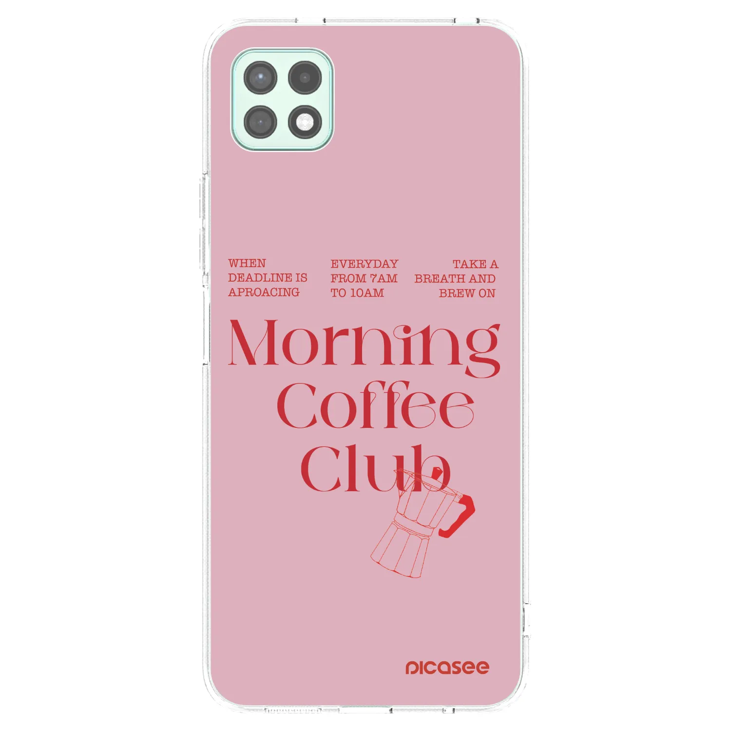 Picasee silikonska prozirna maskica za Samsung Galaxy A22 A226B 5G - Morning