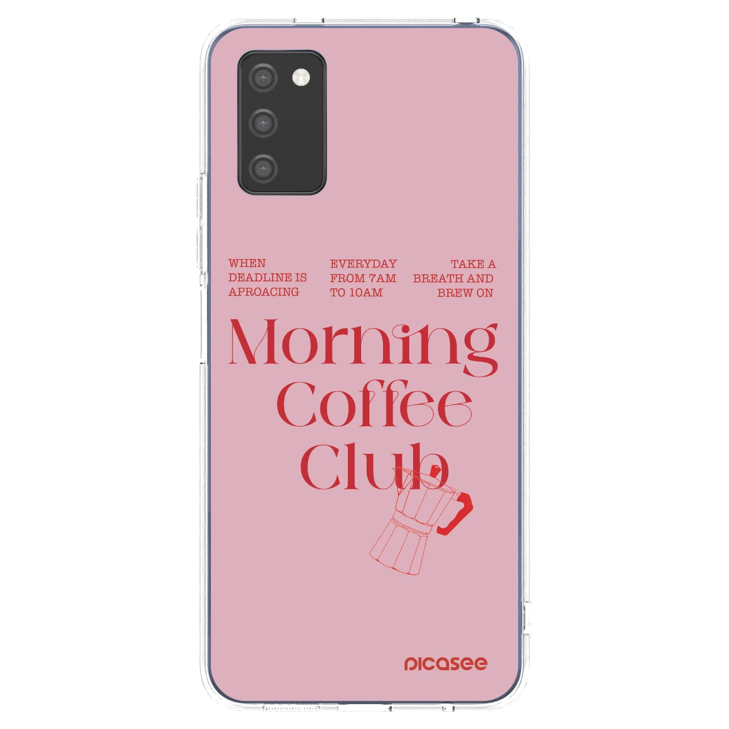 Picasee silikonska prozirna maskica za Samsung Galaxy A02s A025G - Morning